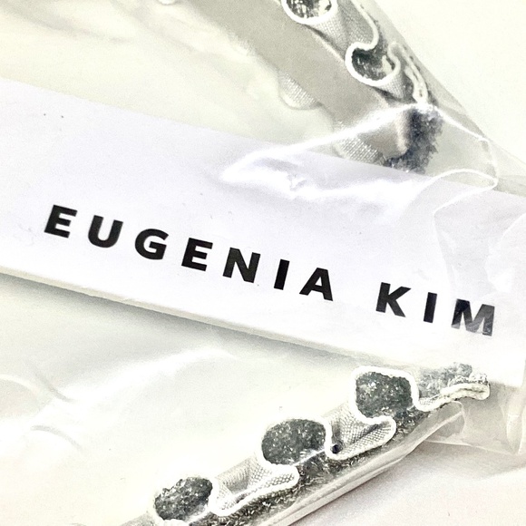 Eugenia Kim New York RAFAELA METALLIC VELVET HEADBAND in Silver - New main image 6